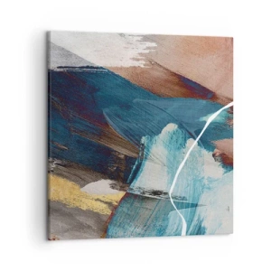 Canvastavla - Bild på duk - Med styrka och energi - 50x50 cm