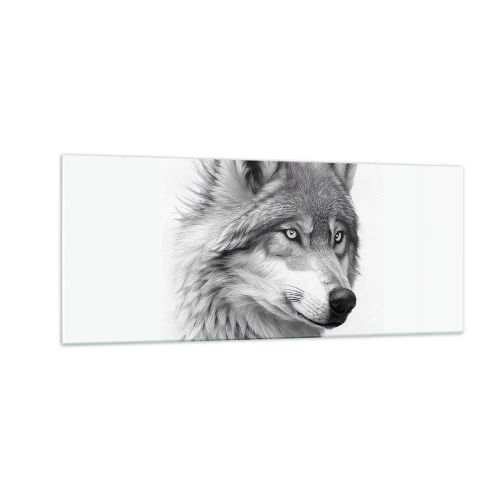 Glastavla - Bild på glas - Alfa - utan tvekan - 100x40 cm