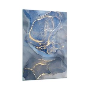 Glastavla - Bild på glas - Gulddamm - 50x70 cm