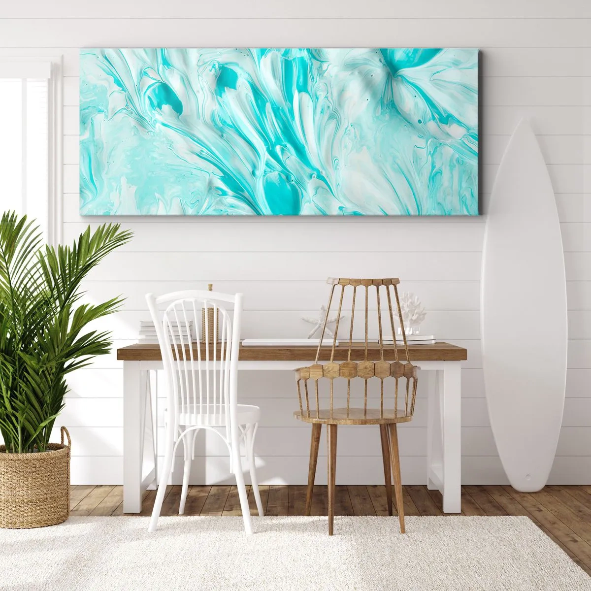Canvastavla - Bild på duk - Alltid tillsammans - 100x40 cm