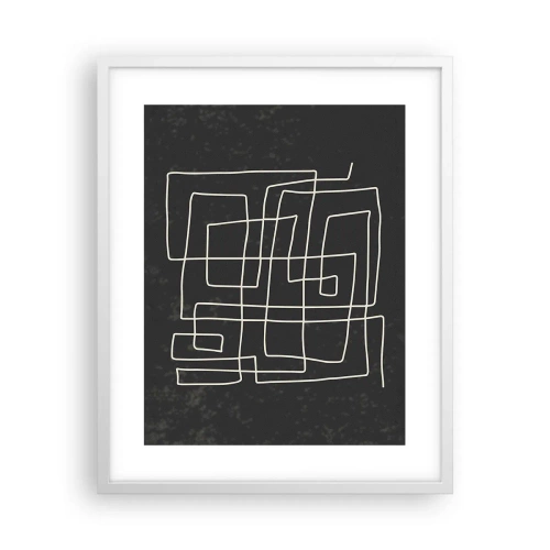 Affisch i vit ram - Inte så enkelt - 40x50 cm