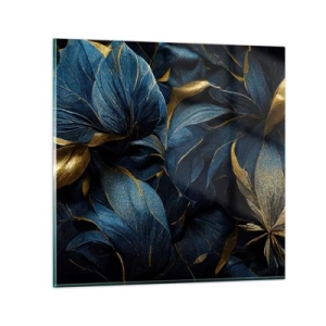 Glastavla - Bild på glas - Fodrad med guld - 30x30 cm