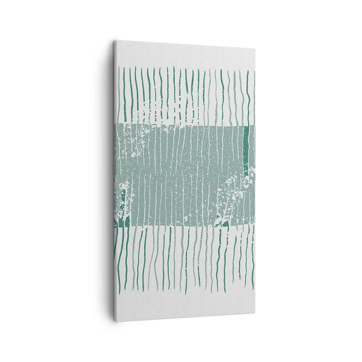 Canvastavla - Bild på duk - Marin abstraktion - 45x80 cm