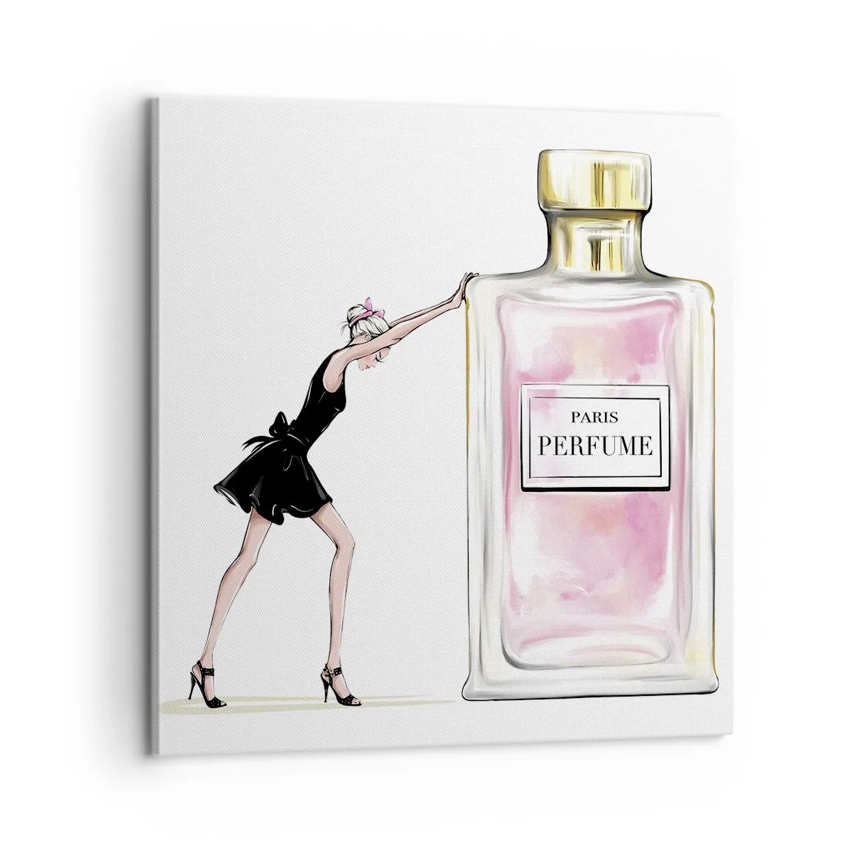 Canvastavla - Bild på duk - Kvinnlighetens kärna - 60x60 cm