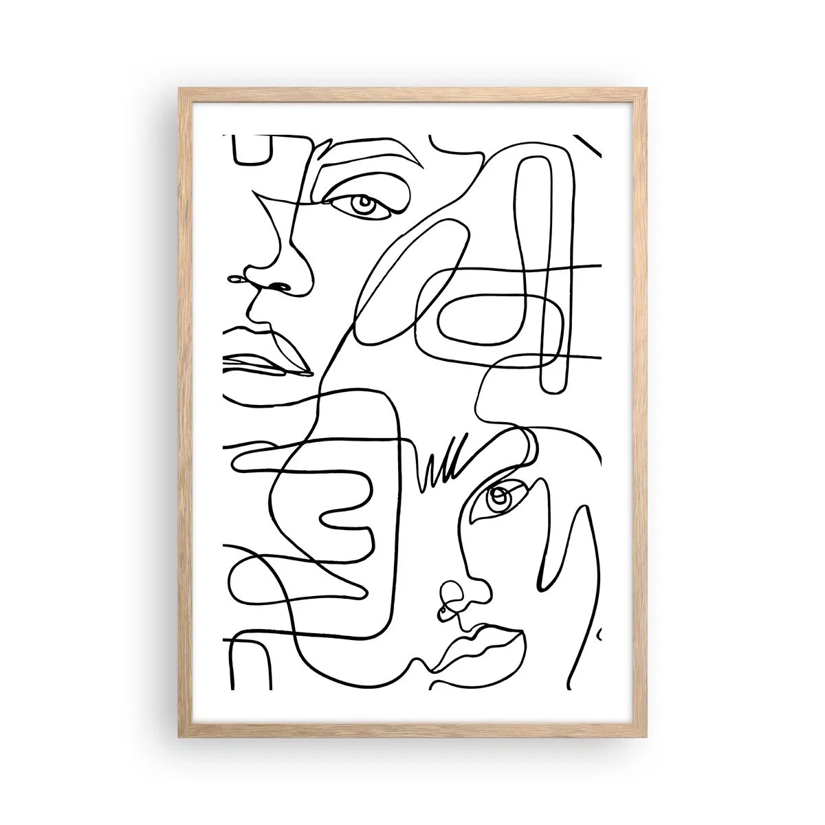 Affisch i ram av ljusek - I trassliga känslor - 50x70 cm