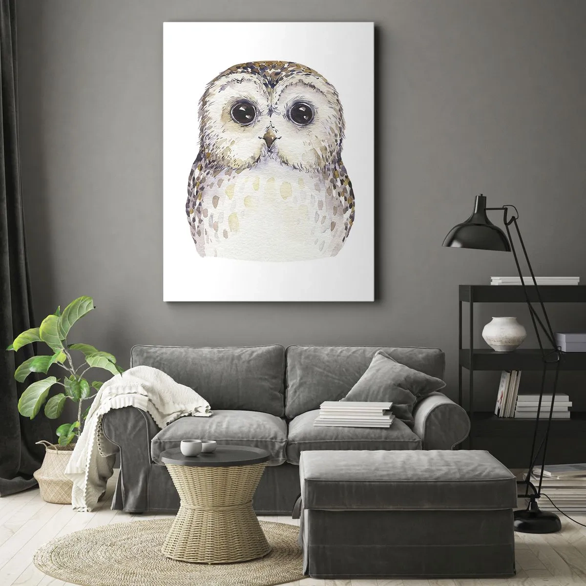 Canvastavla - Bild på duk - Titta i mina ögon - 50x70 cm