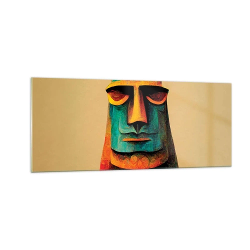 Glastavla - Bild på glas - Statylik, men ändå sympatisk - 100x40 cm