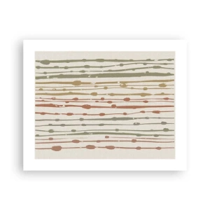 Affisch - Musikalisk färgnotation - 50x40 cm