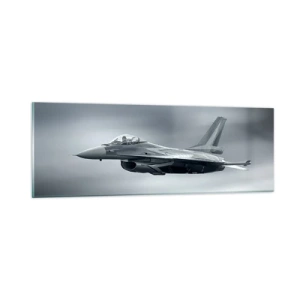 Glastavla - Bild på glas - Utmanar du? - 90x30 cm