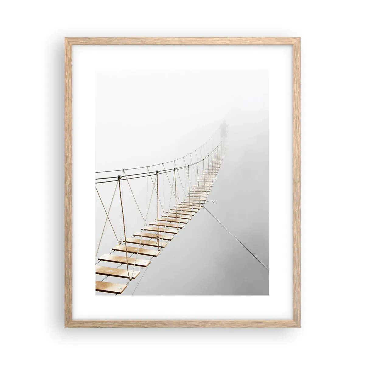 Affisch i ram av ljusek - Vart leder den dig? - 40x50 cm