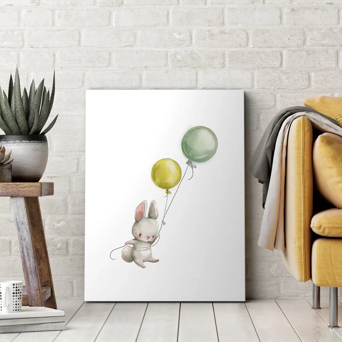 Canvastavla - Bild på duk - Jag flyger med! - 50x70 cm