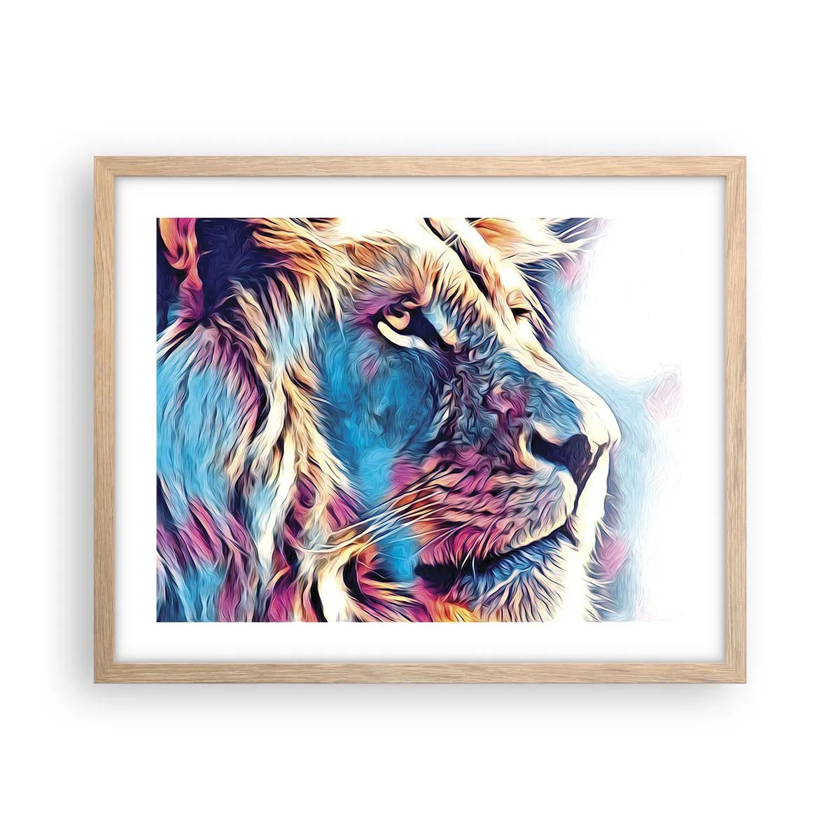 Affisch i ram av ljusek - Naturens klokhet - 50x40 cm