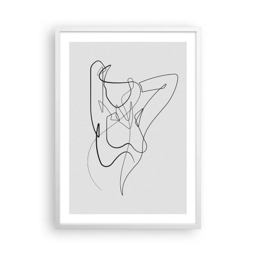 Affisch i vit ram - Hurdan du är... - 50x70 cm