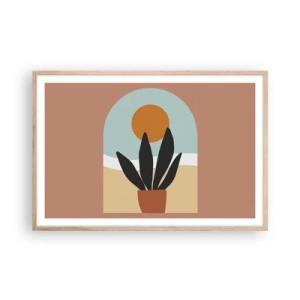 Affisch i ram av ljusek - Små glädje - 91x61 cm