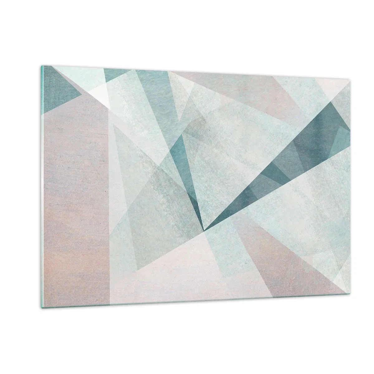 Glastavla - Bild på glas - Lugnt trots dynamiskt - 120x80 cm