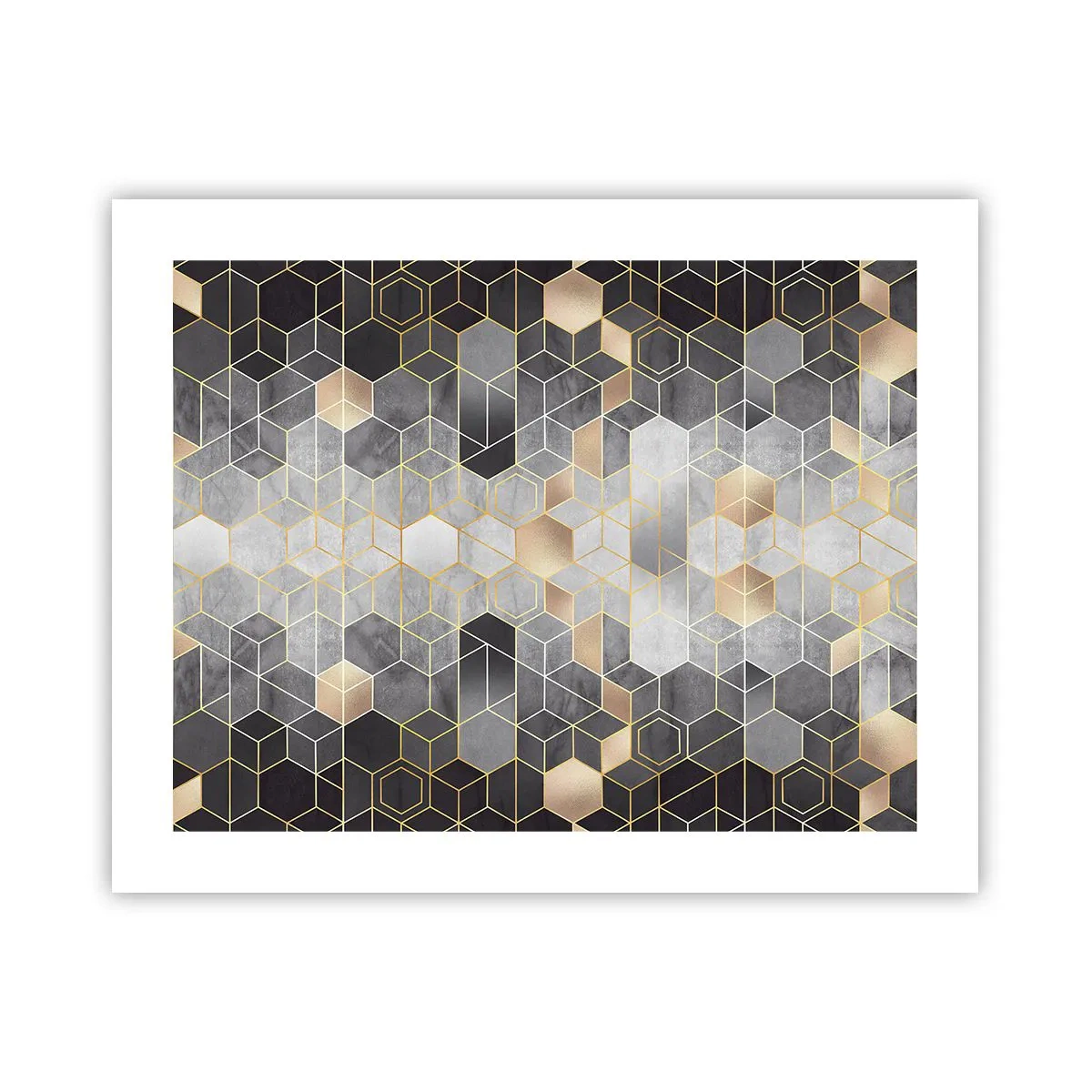 Affisch - Diamantkomposition - 50x40 cm