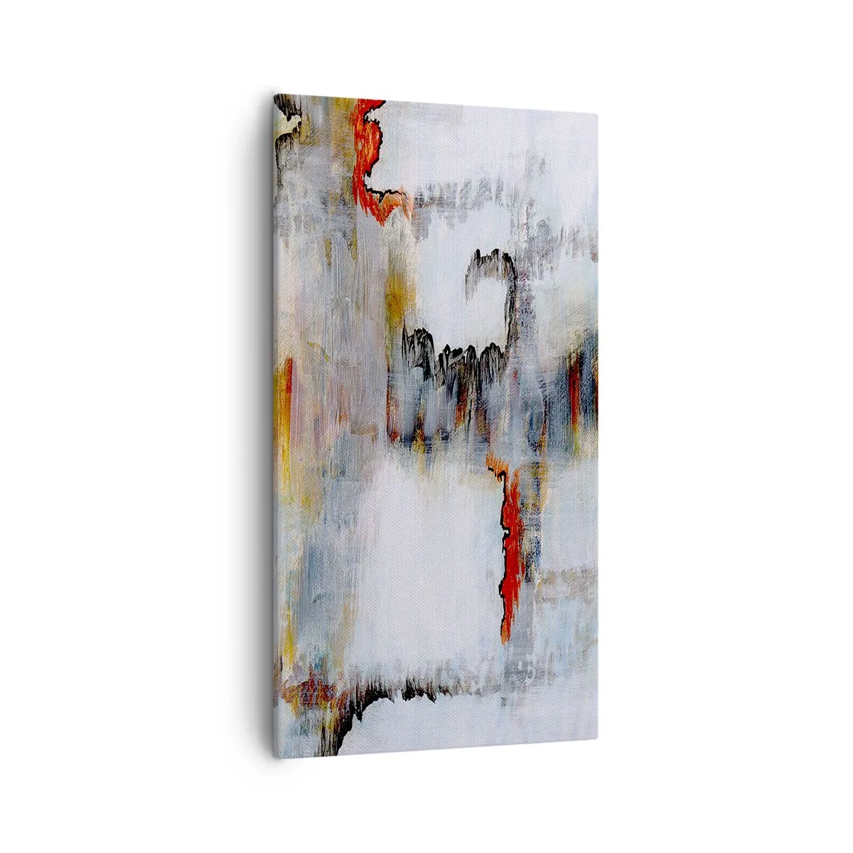 Canvastavla - Bild på duk - Med pinne på vatten - 55x100 cm