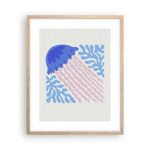 Affisch i ram av ljusek - Som från en annan värld - 40x50 cm