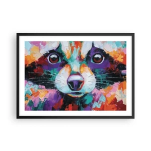 Affisch i svart ram - Enbart goda emotioner - 70x50 cm