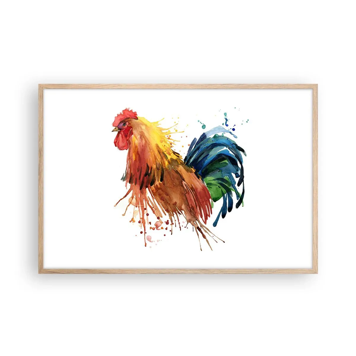 Affisch i ram av ljusek - Kungliga kläder, kunglig stolthet - 91x61 cm