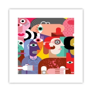 Affisch - Vi är från Picasso - 30x30 cm