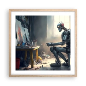 Affisch i ram av ljusek - Den skapande handlingen - 50x50 cm