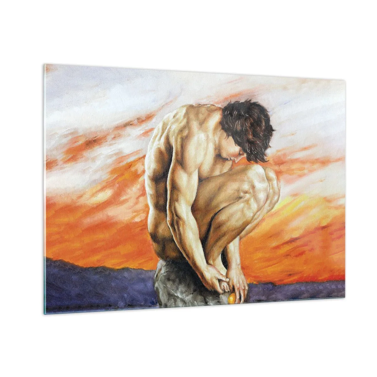 Glastavla - Bild på glas - Försänkt i sig själv - 100x70 cm