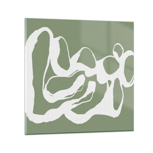 Glastavla - Bild på glas - Rymdens kallelse - 60x60 cm