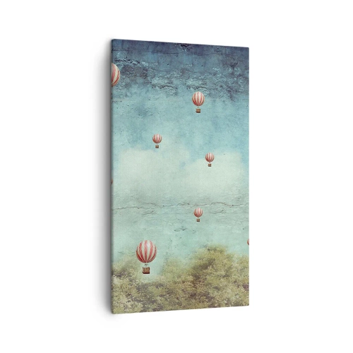 Canvastavla - Bild på duk - Fria från livets buller - 45x80 cm