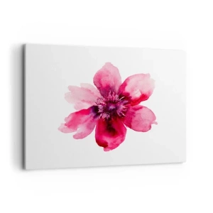 Canvastavla - Bild på duk - Doftande karminkyss - 100x70 cm