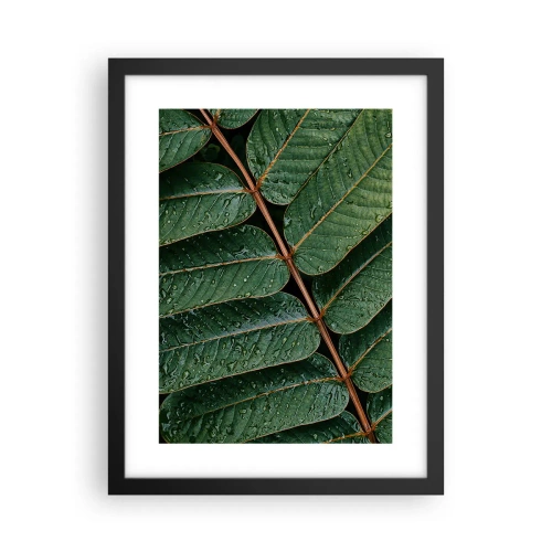 Affisch i svart ram - I den gröna rytmen - 30x40 cm