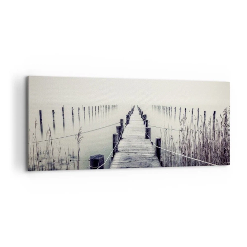 Canvastavla - Bild på duk - Fördjupa dig i frid - 100x40 cm