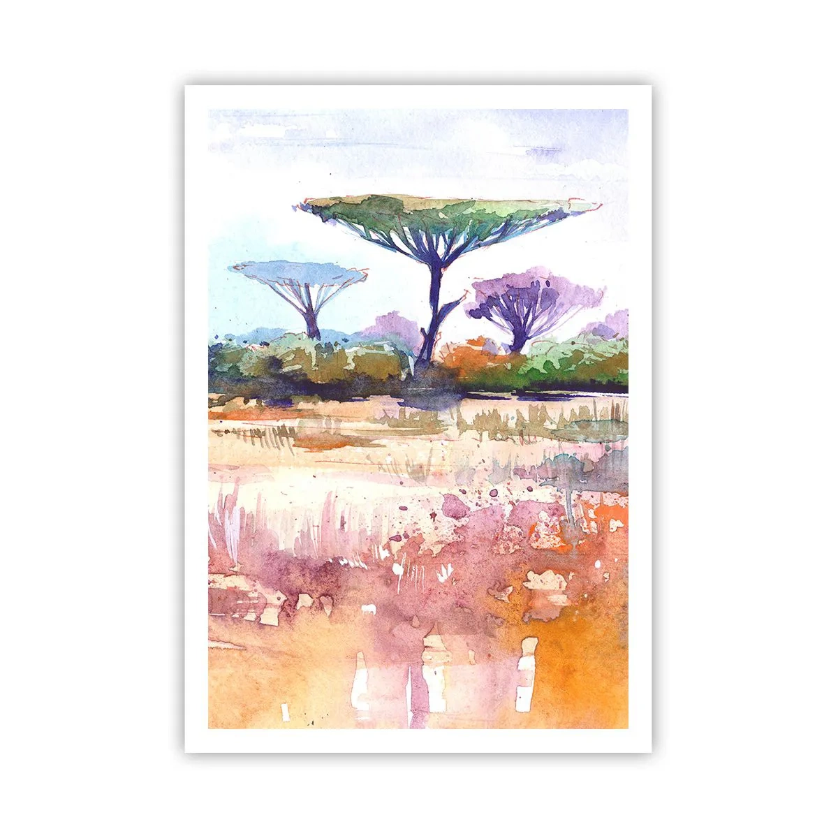 Affisch - Savannens färg - 70x100 cm