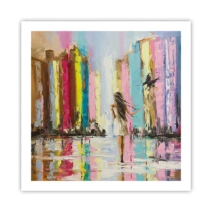 Affisch - Kom med mig - 60x60 cm