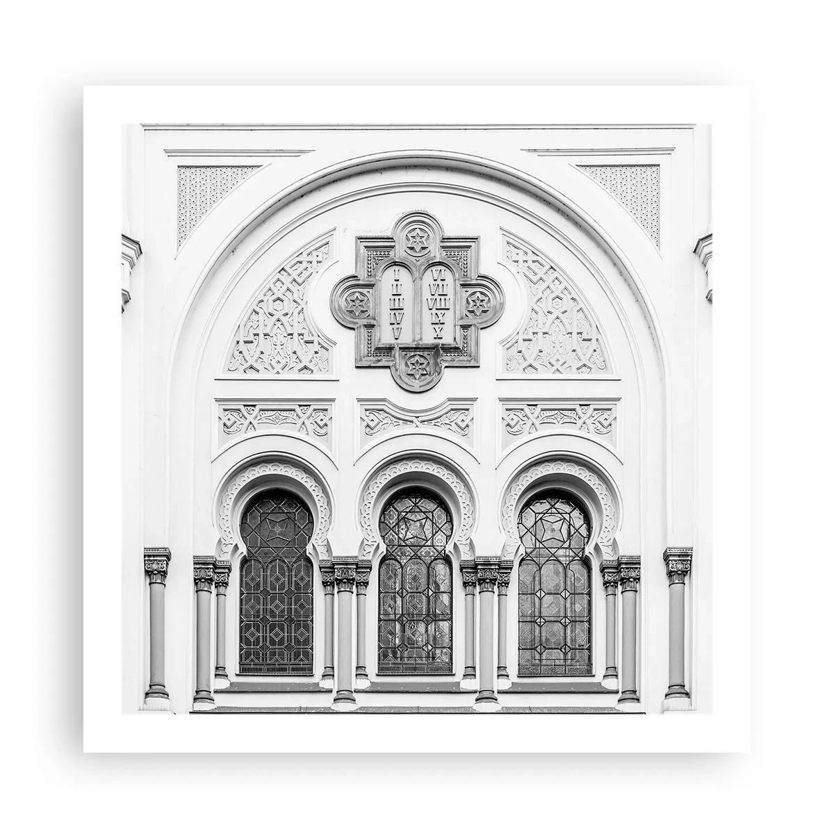 Affisch - På gränsen mellan kulturer - 60x60 cm