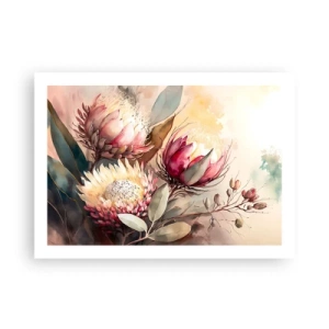 Affisch - Från profil och en face - 70x50 cm