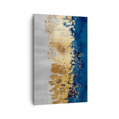 Canvastavla - Bild på duk - Modern komposition med blixt - 80x120 cm