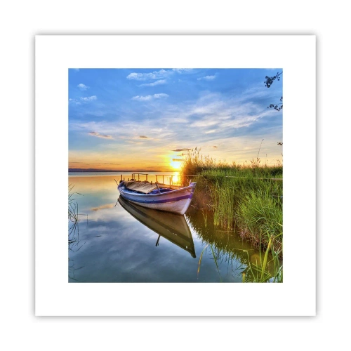 Affisch - Uppfyllda drömmars vik - 30x30 cm