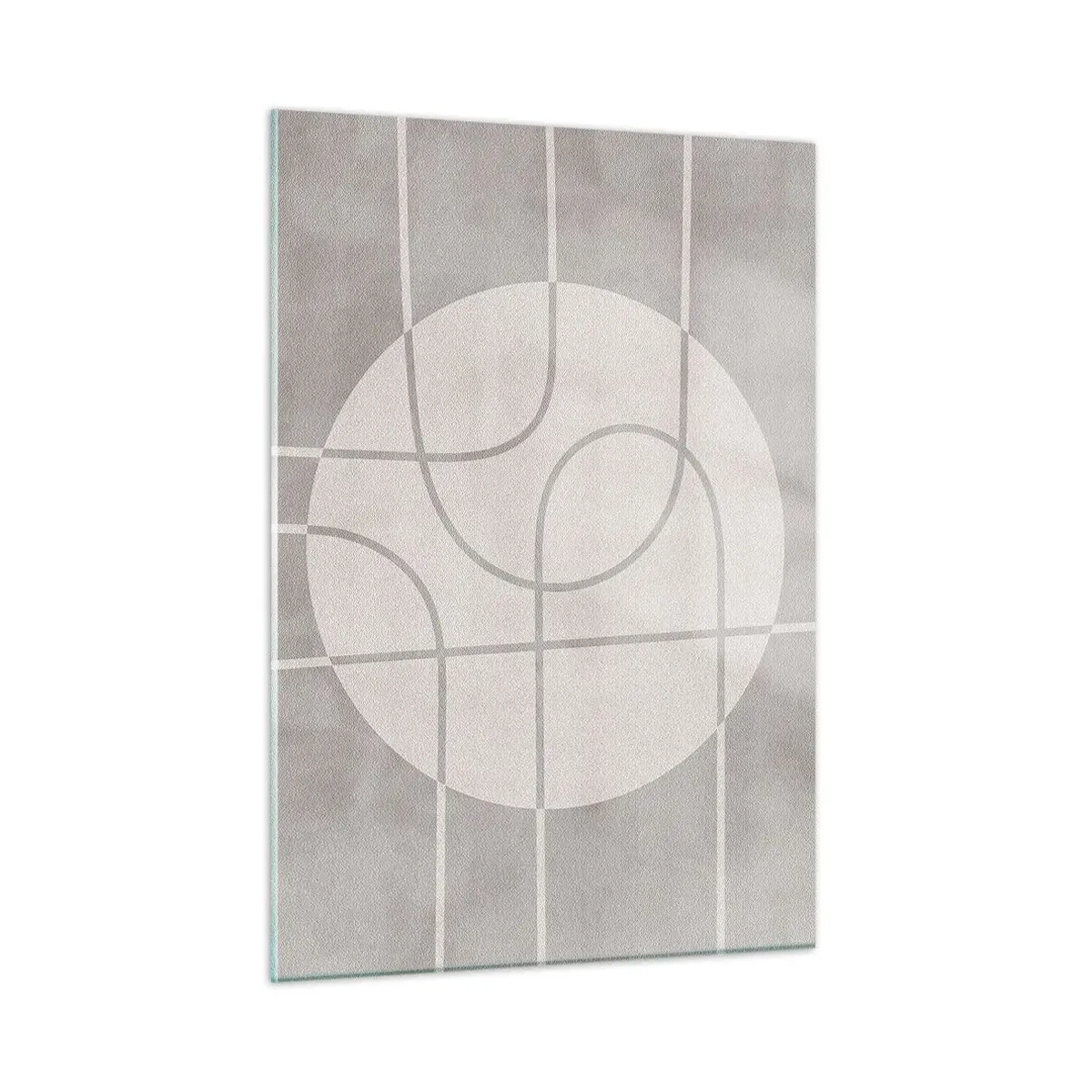 Glastavla - Bild på glas - Cirkulärt och rakt fram - 50x70 cm