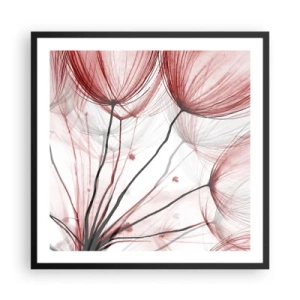 Affisch i svart ram - Före avresan - 60x60 cm