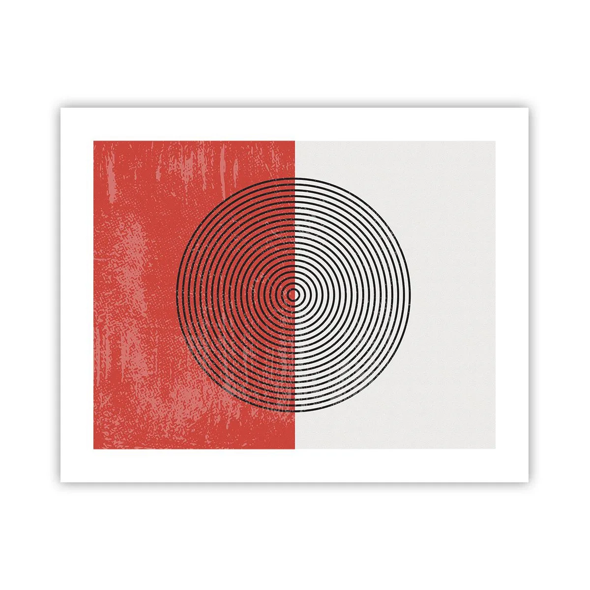 Affisch - Mitt i prick - 50x40 cm