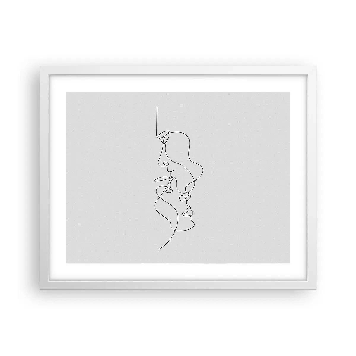 Affisch i vit ram - Sentimentala lustens glöd - 50x40 cm
