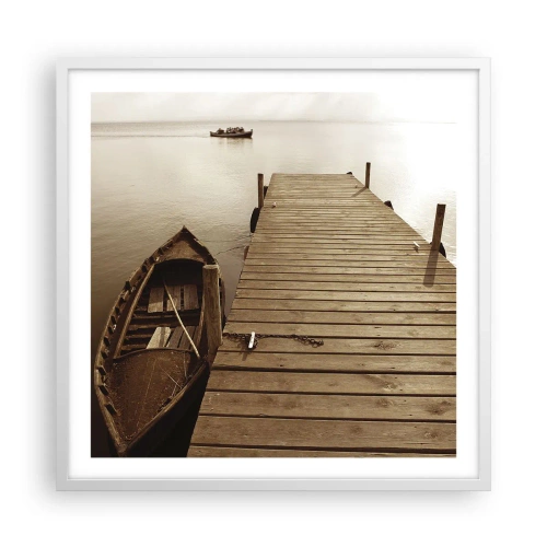 Affisch i vit ram - Stora lugnet - 60x60 cm