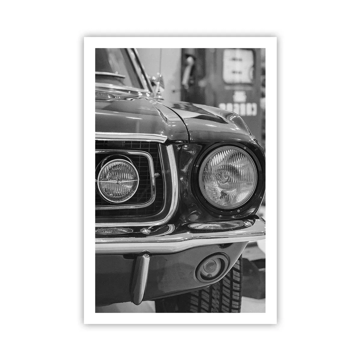 Affisch - Kör hårt - 61x91 cm