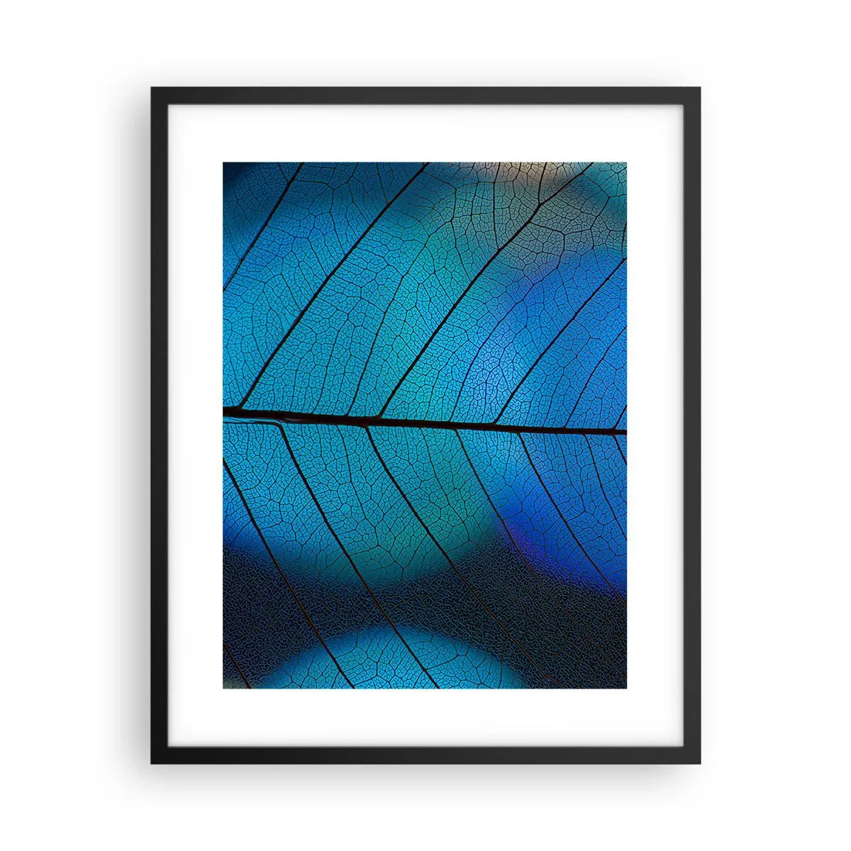 Affisch i svart ram - Invecklad konstruktion - 40x50 cm