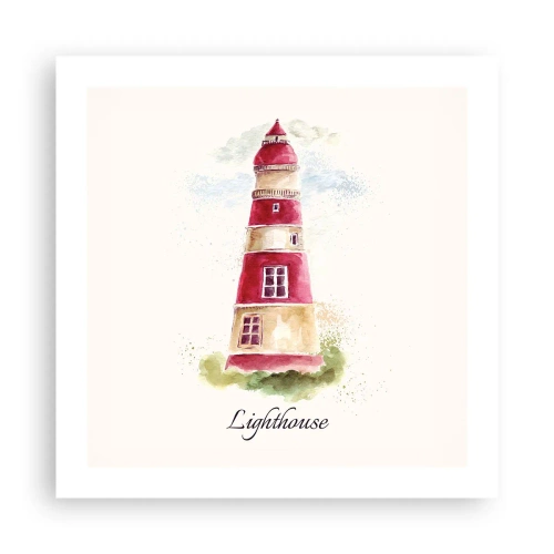 Affisch - Det är alltid något väder - 50x50 cm