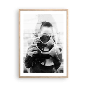 Affisch i ram av ljusek - Skapare och material - 50x70 cm