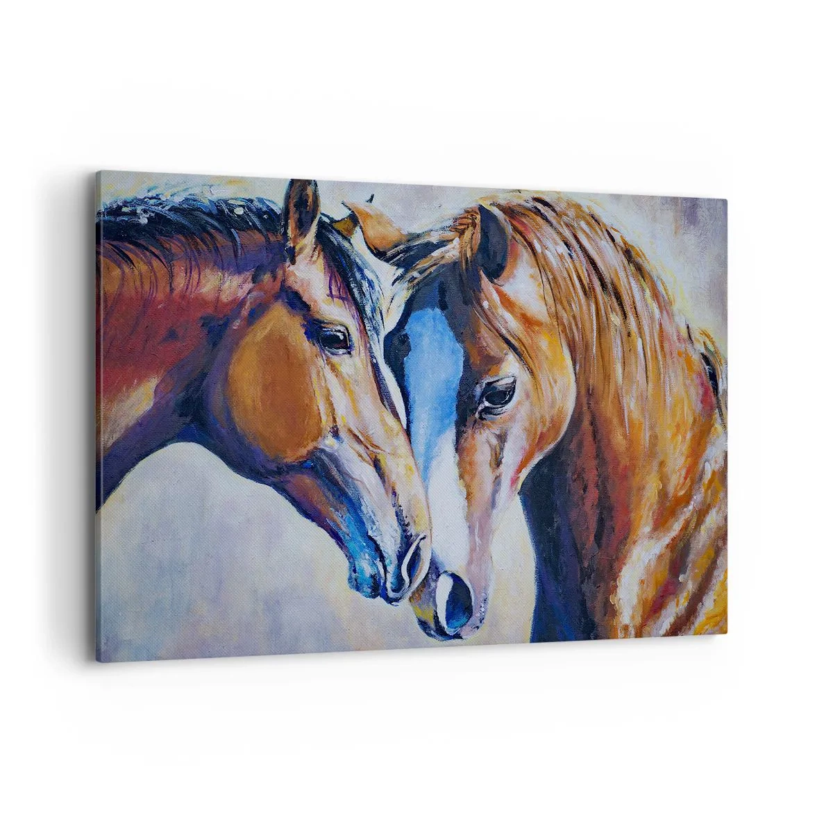 Canvastavla - Bild på duk - Är det vänskap? eller är det kärlek? - 120x80 cm