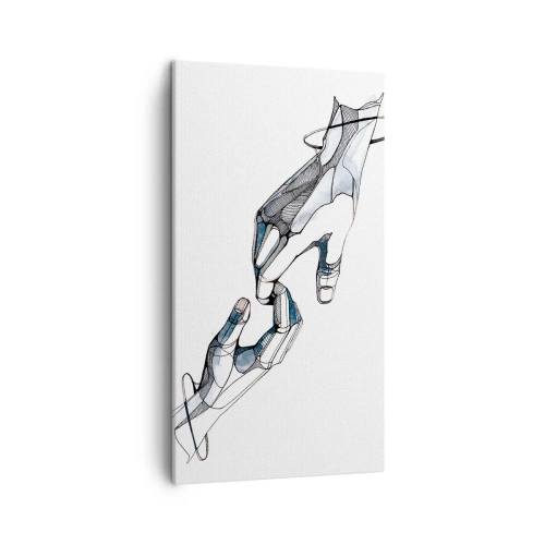 Canvastavla - Bild på duk - God gest - 45x80 cm