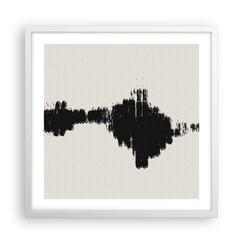 Affisch i vit ram - Fantasins vibrationer - 50x50 cm